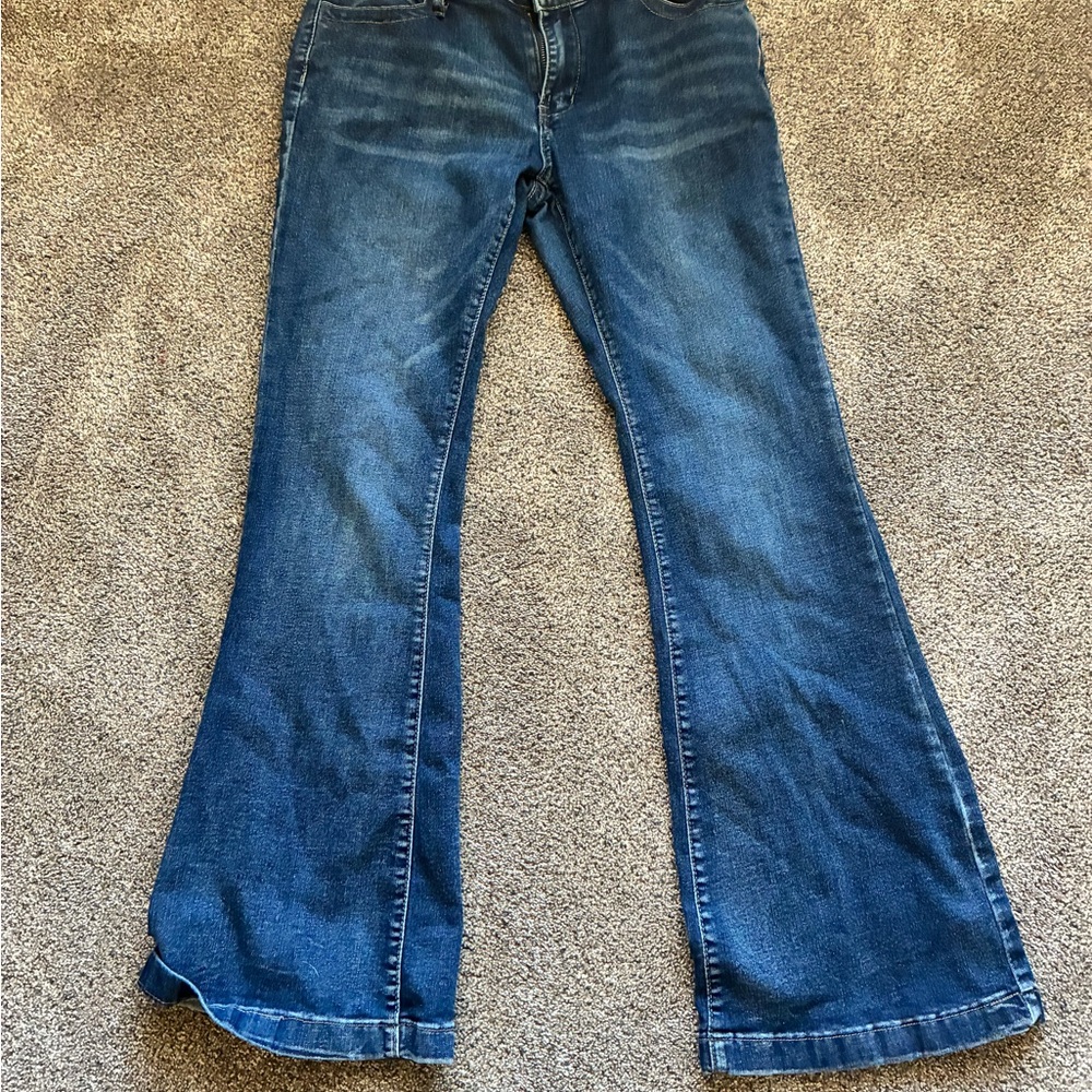 SHEIN Dark Blue Flare Women's Jeans